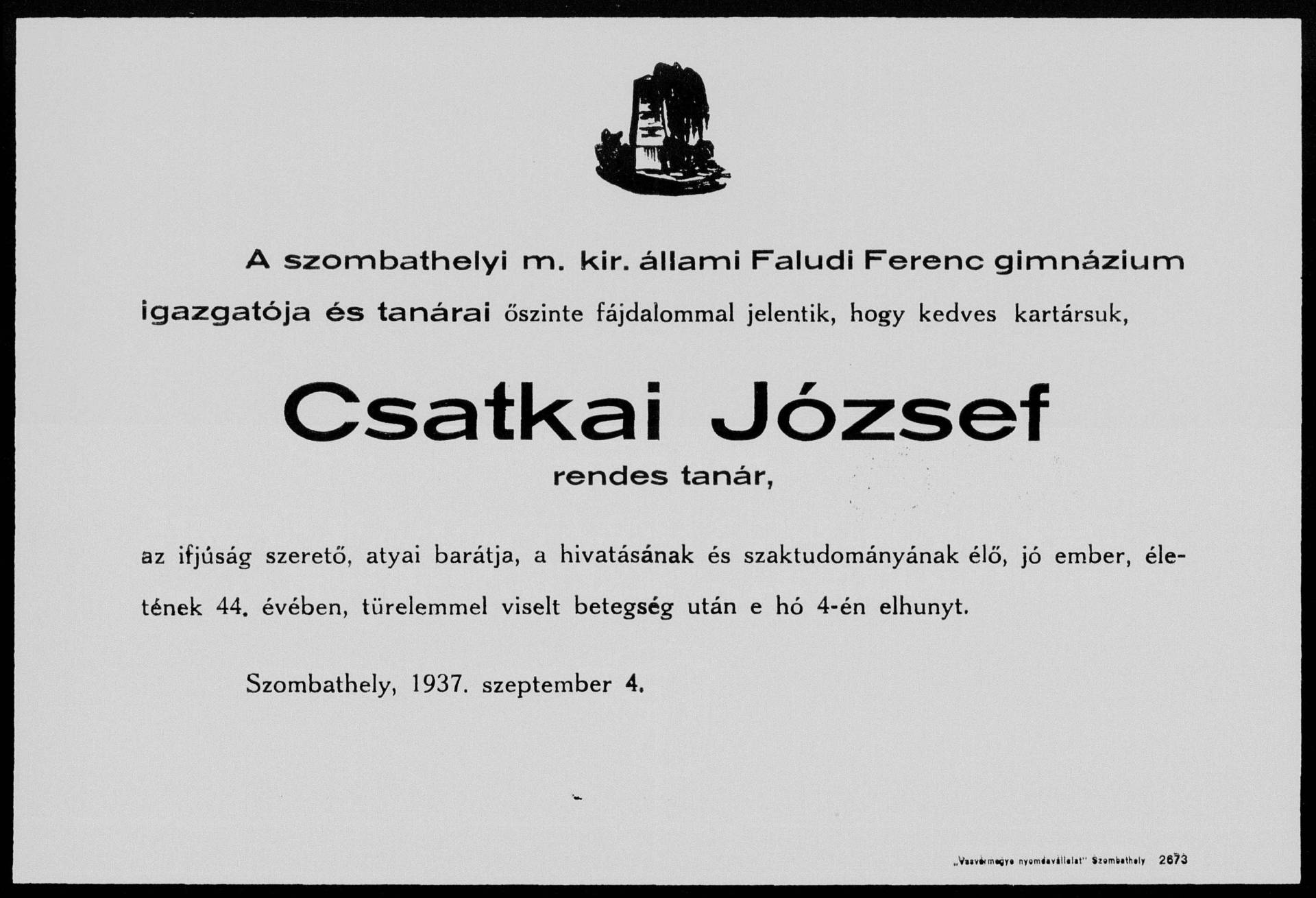 Csatkai József